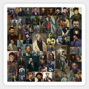 Les Hommes de Cézanne Sticker